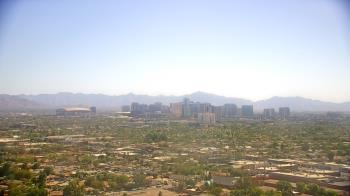 Weather camera view of Phoenix Children`s Hospital.