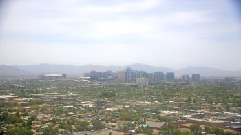 Weather camera view of Phoenix Children`s Hospital.