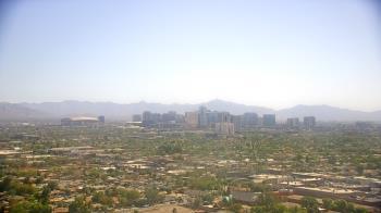 Weather camera view of Phoenix Children`s Hospital.