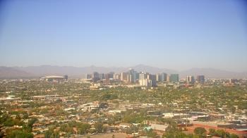 Weather camera view of Phoenix Children`s Hospital.
