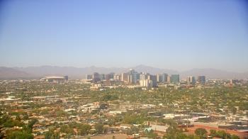Weather camera view of Phoenix Children`s Hospital.