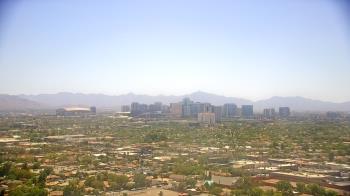 Weather camera view of Phoenix Children`s Hospital.