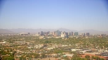 Weather camera view of Phoenix Children`s Hospital.
