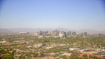 Weather camera view of Phoenix Children`s Hospital.