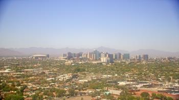 Weather camera view of Phoenix Children`s Hospital.