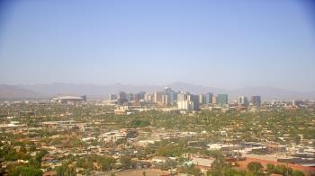 Weather camera view of Phoenix Children`s Hospital.