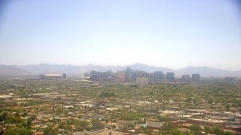 Weather camera view of Phoenix Children`s Hospital.