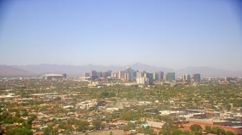 Weather camera view of Phoenix Children`s Hospital.