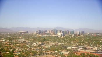 Weather camera view of Phoenix Children`s Hospital.