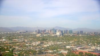 Weather camera view of Phoenix Children`s Hospital.