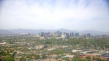 Weather camera view of Phoenix Children`s Hospital.