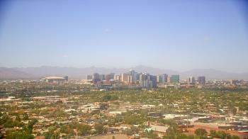 Weather camera view of Phoenix Children`s Hospital.