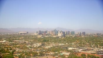Weather camera view of Phoenix Children`s Hospital.