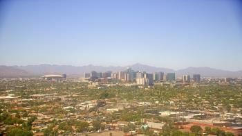 Weather camera view of Phoenix Children`s Hospital.