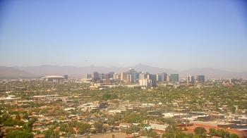Weather camera view of Phoenix Children`s Hospital.