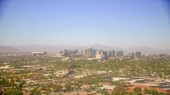 Weather camera view of Phoenix Children`s Hospital.