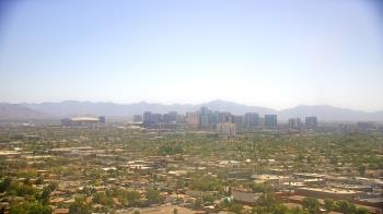 Weather camera view of Phoenix Children`s Hospital.