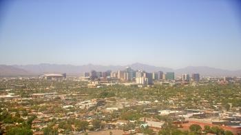 Weather camera view of Phoenix Children`s Hospital.