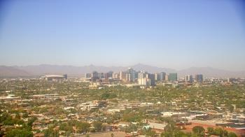 Weather camera view of Phoenix Children`s Hospital.