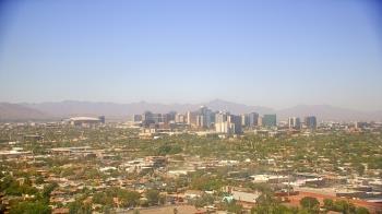 Weather camera view of Phoenix Children`s Hospital.