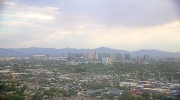 Weather camera view of Phoenix Children`s Hospital.