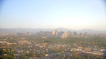 Weather camera view of Phoenix Children`s Hospital.