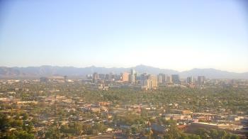 Weather camera view of Phoenix Children`s Hospital.