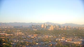 Weather camera view of Phoenix Children`s Hospital.