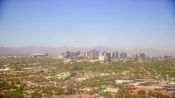 Weather camera view of Phoenix Children`s Hospital.
