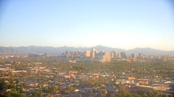 Weather camera view of Phoenix Children`s Hospital.