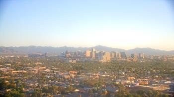 Weather camera view of Phoenix Children`s Hospital.