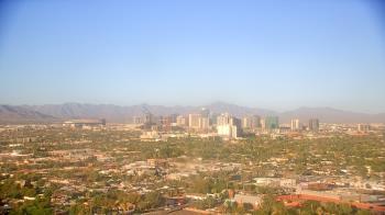 Weather camera view of Phoenix Children`s Hospital.