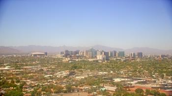 Weather camera view of Phoenix Children`s Hospital.