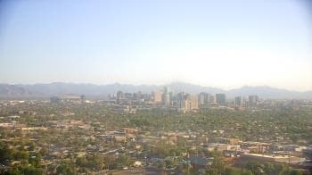 Weather camera view of Phoenix Children`s Hospital.