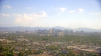 Weather camera view of Phoenix Children`s Hospital.