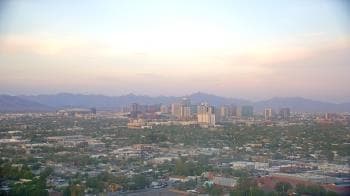 Weather camera view of Phoenix Children`s Hospital.