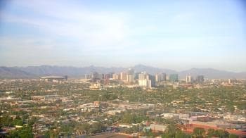 Weather camera view of Phoenix Children`s Hospital.