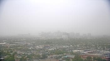 Weather camera view of Phoenix Children`s Hospital.
