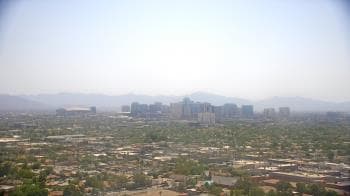 Weather camera view of Phoenix Children`s Hospital.