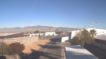 Weather camera view of Pahrump Valley HS.