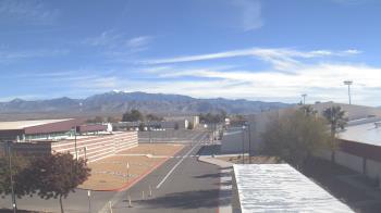 Weather camera view of Pahrump Valley HS.