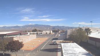 Weather camera view of Pahrump Valley HS.