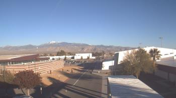 Weather camera view of Pahrump Valley HS.