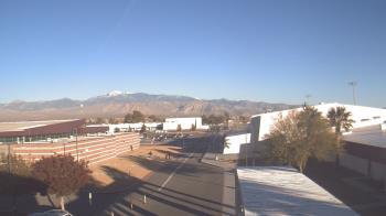 Weather camera view of Pahrump Valley HS.