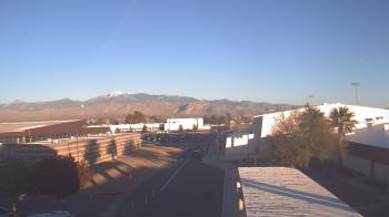 Weather camera view of Pahrump Valley HS.