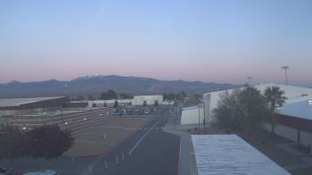 Weather camera view of Pahrump Valley HS.