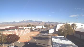 Weather camera view of Pahrump Valley HS.