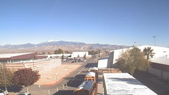 Weather camera view of Pahrump Valley HS.