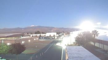 Weather camera view of Pahrump Valley HS.