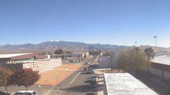 Weather camera view of Pahrump Valley HS.